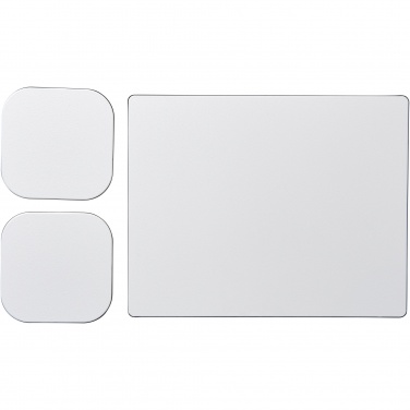 Logotrade Werbegeschenke das Foto: Brite-Mat® Mousepad- und Untersetzer-Set 3