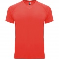 Bahrain Sport T-Shirt für Herren, Fluoreszierende Koralle