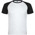 Indianapolis Sport T-Shirt für Kinder, Weiß / Tiefschwarz