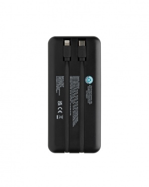 Logotrade Werbeartikel das Foto: Gridley 20.000mAh 65W Laptop Powerbank aus RCS rPlastik