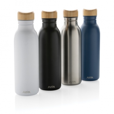 Logotrade Werbeartikel das Foto: Avira Alcor 600ml Wasserflasche aus RCS rec. Stainless-Steel