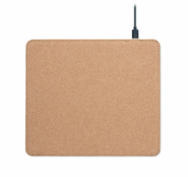 Logotrade Werbeartikel das Foto: Mousepad mit Ladestation 15W