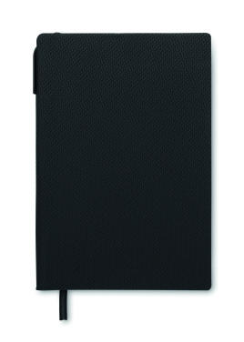 Logotrade Geschäftsgeschenke das Foto: DIN A5 PU Notizbuch mit Stift