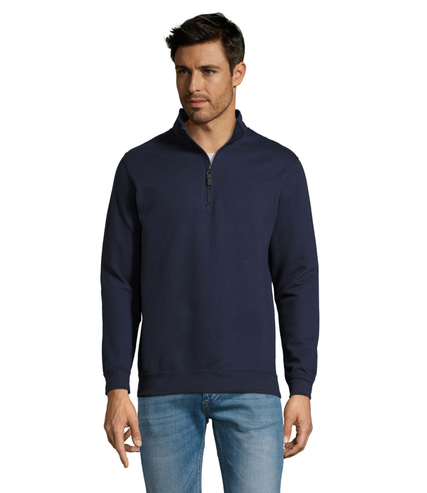 Logotrade Logogeschenke das Foto: STAN Sweater Zip Kragen 260