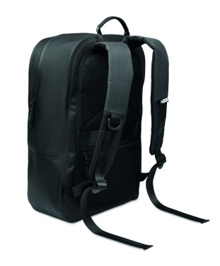 Logotrade Geschäftsgeschenke das Foto: Laptop-Rucksack 300D RPET