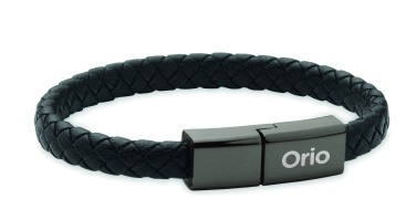 Logotrade Logogeschenke das Foto: 60W Flecht-Armband-Ladekabel