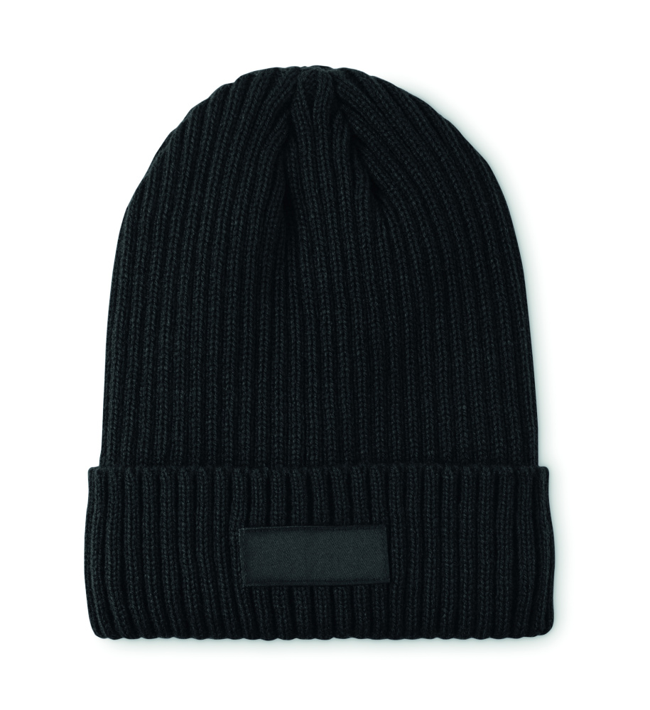 Logotrade Geschäftsgeschenke das Foto: 3M-Beanie mit Bündchen