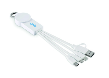 Logotrade Geschäftsgeschenke das Foto: 2in1 Ladekabel Typ-C