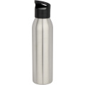 Sky 650 ml RCS-zertifizierte, einwandige Trinkflasche aus recyceltem Edelstahl, Edelstahl