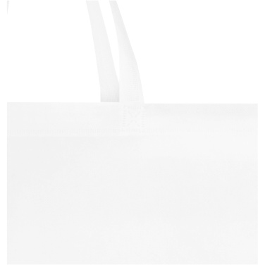Logotrade Geschäftsgeschenke das Foto: EcoSeal GRS-recycelte Nonwoven Tragetasche mit Zeitenfalten 12 L
