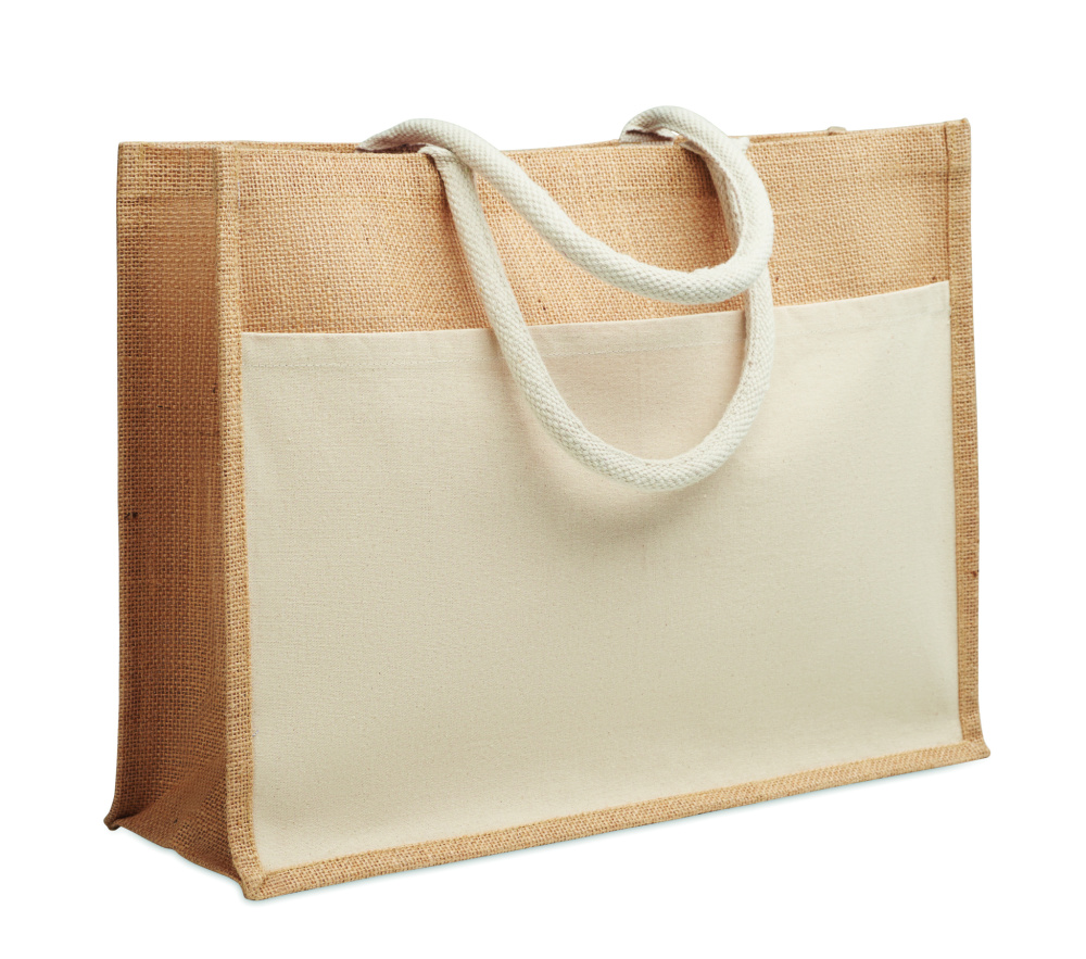 Logotrade Firmengeschenke das Foto: Einkaufstasche aus Jute