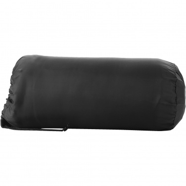 Logo trade corporate gift photo of: Huggy fleece plaid blanket with carry pouch