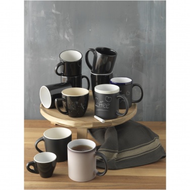 Logo trade promotional products image of: Chalk-write 330 ml ceramic mug