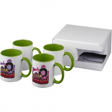 Logotrade promotional product picture of: Ceramic sublimation mug 4-pieces gift set