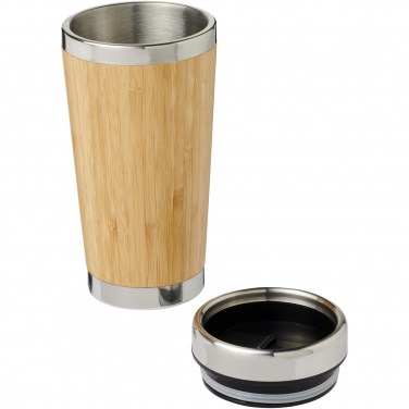Logo trade promotional products image of: Bambus 450 ml tumbler with bamboo outer