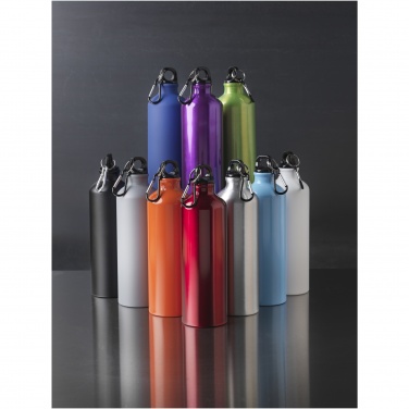 Logotrade advertising products photo of: Oregon 770 ml matte water bottle with carabiner
