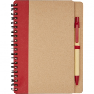 Logo trade promotional items picture of: Priestly recycled notebook with pen