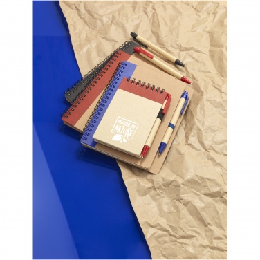 Logo trade promotional items image of: Priestly recycled notebook with pen