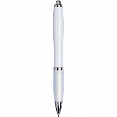 Logo trade promotional gifts picture of: Nash ballpoint pen with coloured barrel and grip