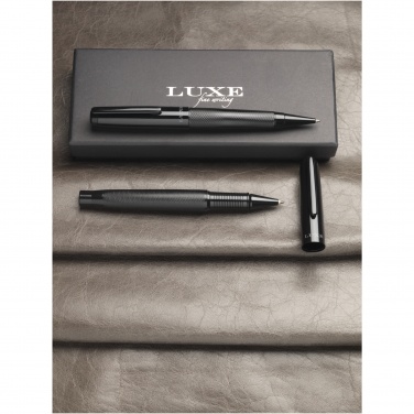 Logo trade business gifts image of: Gloss duo pen gift set