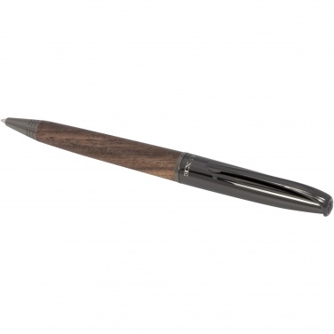 Logo trade promotional items image of: Loure wood barrel ballpoint pen
