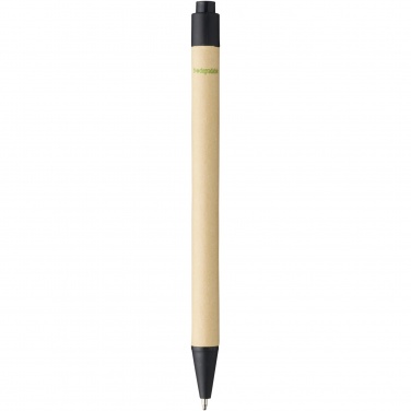 Logotrade promotional giveaways photo of: Berk recycled carton and corn plastic ballpoint pen