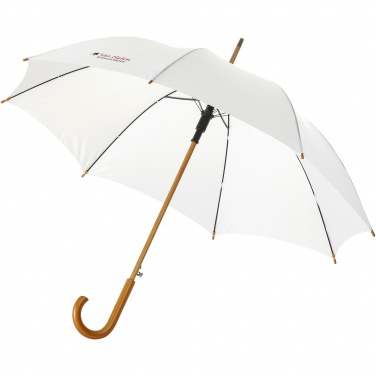 Logotrade promotional product image of: Kyle 23" auto open umbrella wooden shaft and handle