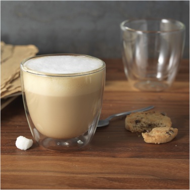 Logotrade promotional merchandise photo of: Boda 2-piece glass coffee cup set