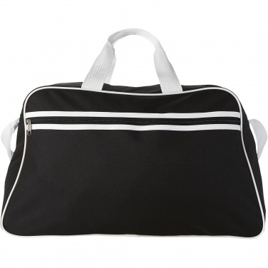 Logotrade promotional products photo of: San Jose 2-stripe sports duffel bag 30L