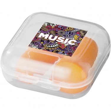 Logo trade promotional merchandise photo of: Serenity earplugs with travel case