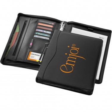 Logo trade promotional merchandise image of: Ebony A4 briefcase portfolio