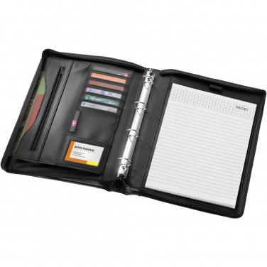 Logo trade business gifts image of: Ebony A4 briefcase portfolio
