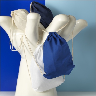 Logotrade promotional product image of: Oregon 100 g/m² cotton drawstring bag 5L