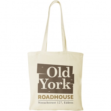 Logo trade promotional products image of: Madras 140 g/m² cotton tote bag 7L