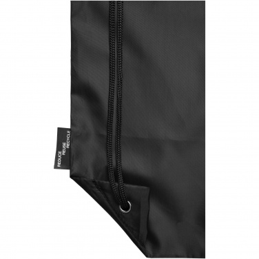 Logo trade promotional gifts image of: Oriole RPET drawstring bag 5L