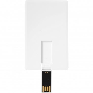 Logo trade promotional giveaways image of: Slim card-shaped 4GB USB flash drive