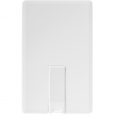 Logo trade corporate gifts image of: Slim card-shaped 4GB USB flash drive