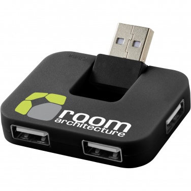 Logotrade promotional item image of: Gaia 4-port USB hub