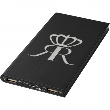 Logo trade advertising products picture of: Plate 8000 mAh aluminium power bank