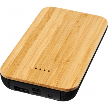 Logotrade promotional giveaways photo of: Future 6000 mAh bamboo/fabric wireless power bank