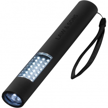 Logo trade promotional item photo of: Lutz 28-LED magnetic torch light