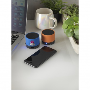 Logo trade promotional giveaways picture of: Duck cylinder Bluetooth® speaker with rubber finish