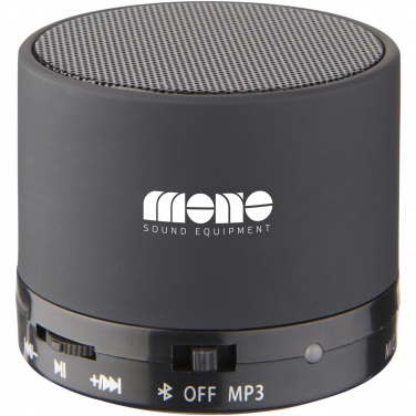 Logo trade promotional gifts picture of: Duck cylinder Bluetooth® speaker with rubber finish