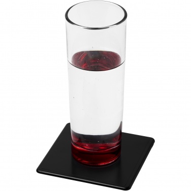 Logo trade business gifts image of: Terran square coaster with 100% recycled plastic