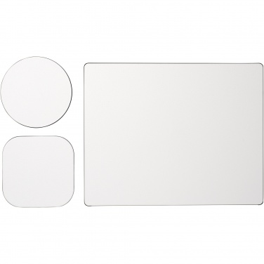 Logo trade promotional gifts picture of: Brite-Mat® mouse mat and coaster set combo 1