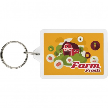 Logo trade promotional gifts image of: Vito C1 rectangular keychain