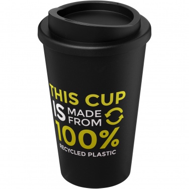 Logo trade business gifts image of: Americano® Recycled 350 ml insulated tumbler