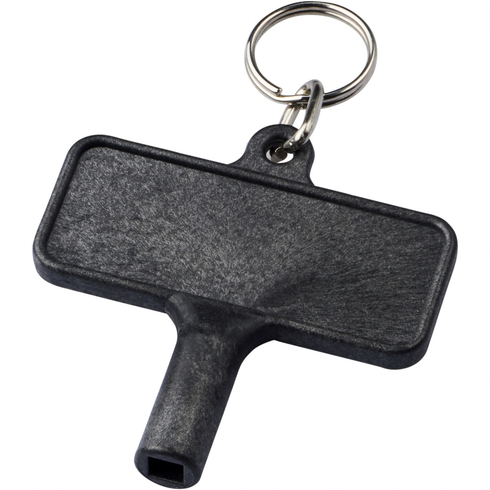 Logo trade promotional products picture of: Largo plastic radiator key with keychain