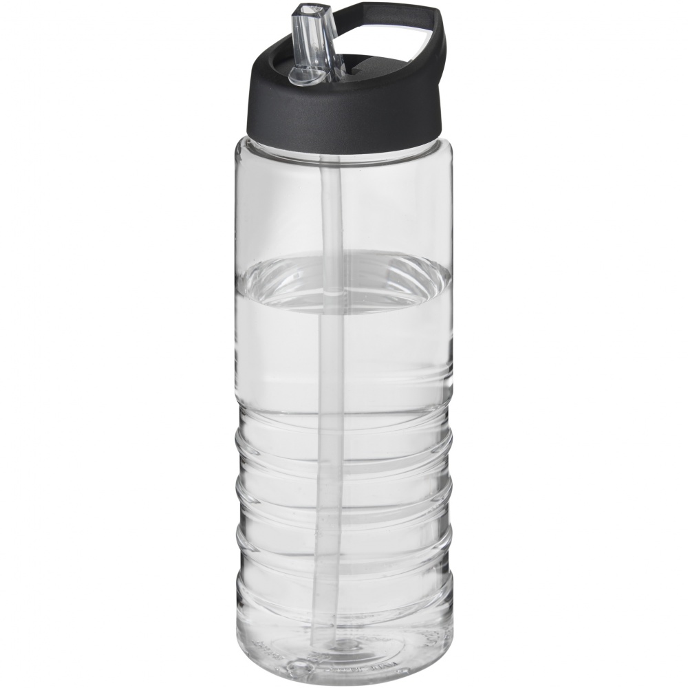 Logo trade business gifts image of: H2O Active® Treble 750 ml spout lid sport bottle