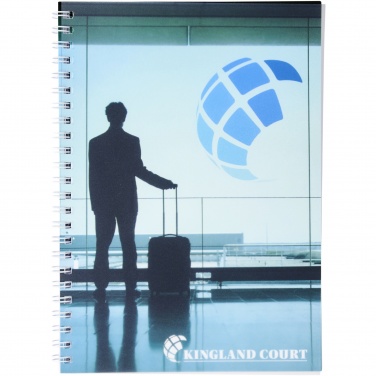 Logotrade promotional merchandise photo of: Desk-Mate® wire-o A5 notebook PP cover